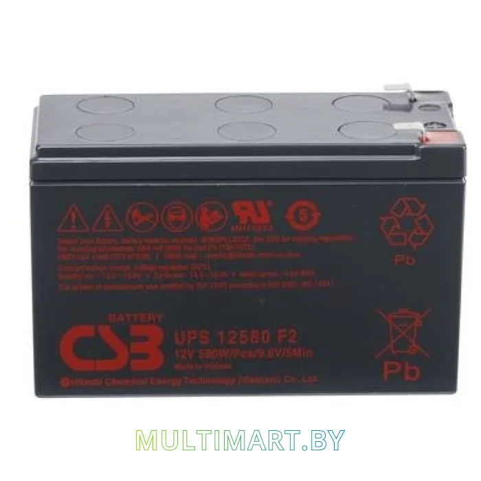 Аккумулятор для ИБП CSB Battery UPS12580 F2 (12В/10.5 А·ч)